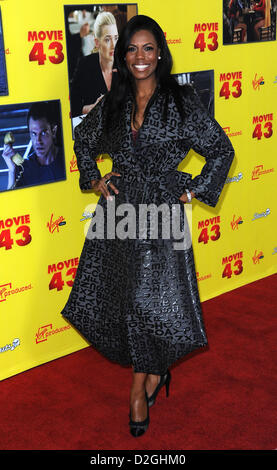 Jan. 23, 2013 - Hollywood, California, U.S. - Omarosa Manigault-Stallworth arrives for the premiere of the film 'Movie 43' at the Chinese theater. (Credit Image: Credit:  Lisa O'Connor/ZUMAPRESS.com/Alamy live news) Stock Photo