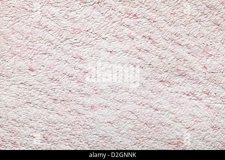Light pink leather texture for background . Macro shot Stock Photo