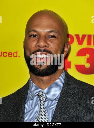 Los Angeles, California, USA. 23rd January 2013.  Common attending the Los Angeles Premiere of Movie 43 held at the Grauman's Chinese Theatre in Hollywood, California on January 23, 2013. 2013  Credit:  ZUMA Press, Inc. / Alamy Live News Stock Photo