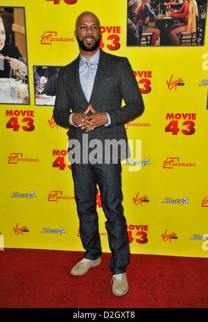 Los Angeles, California, USA. 23rd January 2013.  Common attending the Los Angeles Premiere of Movie 43 held at the Grauman's Chinese Theatre in Hollywood, California on January 23, 2013. 2013  Credit:  ZUMA Press, Inc. / Alamy Live News Stock Photo