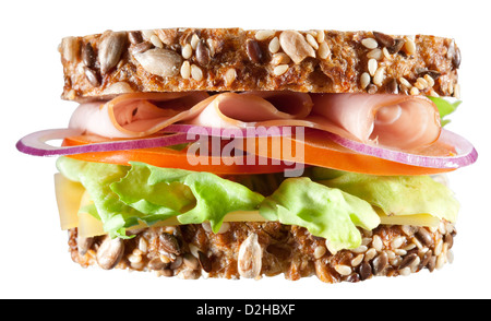 Berlin, Germany, a freshly filled sandwich Stock Photo