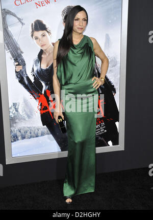 Jan. 24, 2013 - Los Angeles, California, U.S. - Famke Janssen attending the Los Angeles Premiere of ''Hansel And Gretel Witch Hunters'' held at the Grauman's Chinese Theatre in Hollywood(Credit Image: Credit:  D. Long/Globe Photos/ZUMAPRESS.com/Alamy live news) Stock Photo