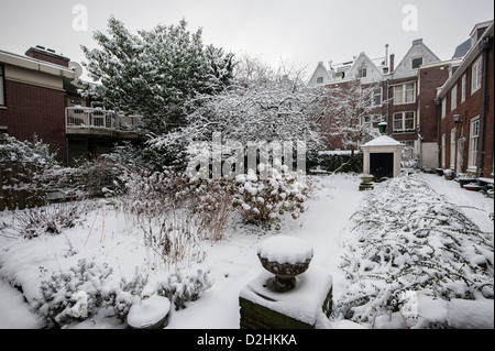 The Jordaan neighbourhood in Amsterdam has become a very trendy and arty area where also many expatriats choose to live Stock Photo