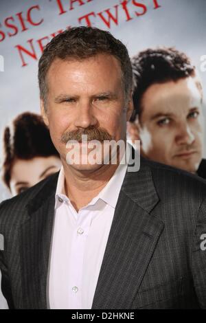 US actor Will Ferrell arrives for the premiere of the movie 'Hansel & Gretel: Witch Hunters' at Grauman's Chinese Theatre in Los Angeles, USA, 24 January 2013. Photo: Hubert Boesl Stock Photo