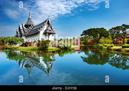 Sanphet Prasat Palace, Ancient City, Bangkok, Thailand Stock Photo