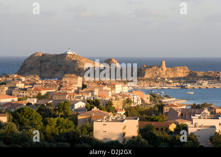 Corsica: L'ile Rousse Stock Photo