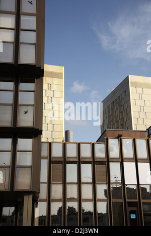 Luxembourg, Grand Duchy of Luxembourg, the detail of the Jean Monnet building Stock Photo