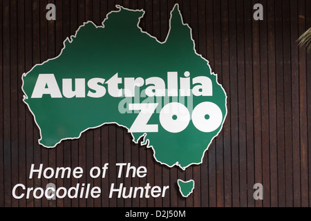 Australia Zoo Welcoming Entrance Stock Photo