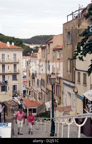 Corsica: Bonifacio - Montée Rastello Stock Photo