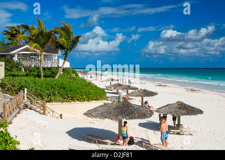 Bahamas, Harbor Island, Pink Sands beach Stock Photo