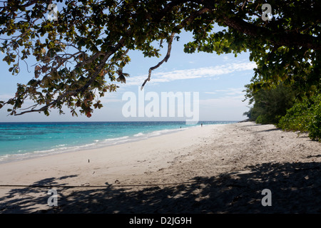 White Powder Beach of Koh Tachai in the Andaman Sea off the Thailand Coast Stock Photo