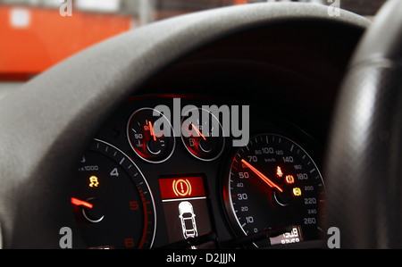 Car dashboard Stock Photo