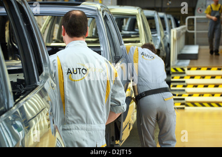 Wolfsburg, Germany, production of the VW Tiguan at Auto 5000 Stock Photo