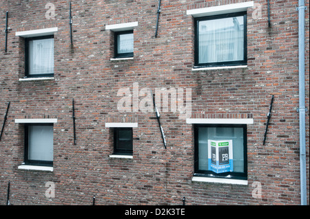 The Jordaan neighbourhood in Amsterdam has become a very trendy and arty area where also many expatriats choose to live Stock Photo