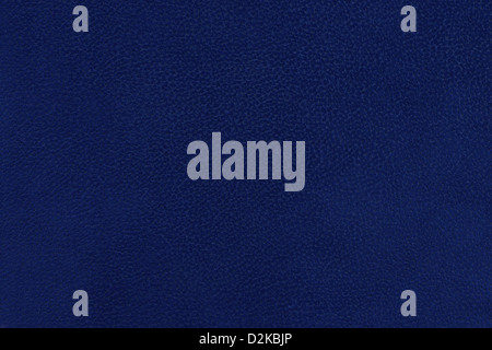 Closeup detail of blue leather texture background. Stock Photo
