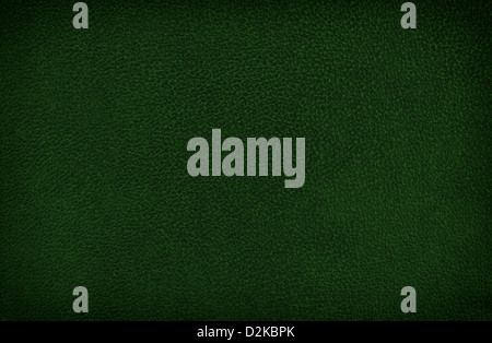 Closeup detail of olive oldened leather texture background. Stock Photo