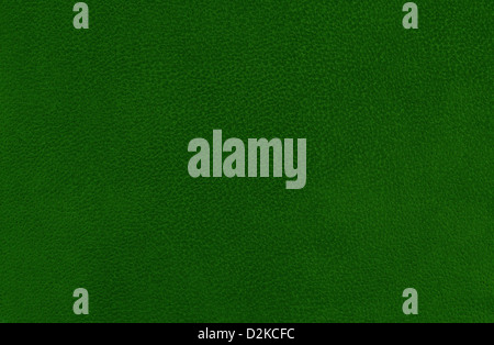 Closeup detail of green leather texture background. Stock Photo
