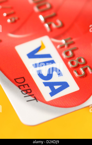 Visa debit card Stock Photo