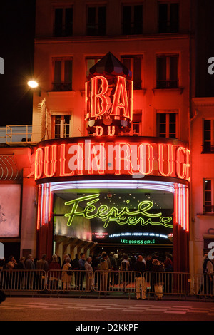 Moulin Rouge in Paris Stock Photo
