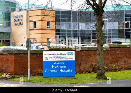 Hexham General Hospital, Hexham, Northumberland, England, Uk Stock 