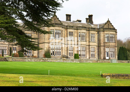 Matfen Hall, former stately home , now Hotel, Golf + Spa, Matfen, Northumberland, England, UK Stock Photo