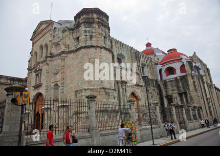 Templo de la Compañia de Jesús in Oaxaca - Mexico Stock Photo