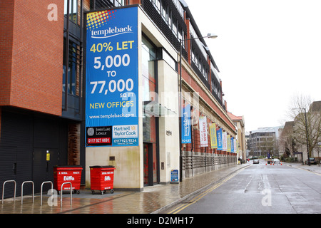 Commercial office space to let in Bristol 28th January 2013 Stock Photo