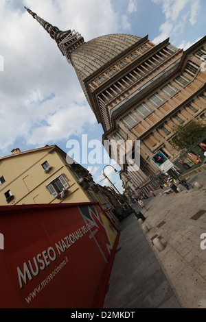 The Mole Antonelliana in Turin housing the National Museum of Cinema Stock Photo