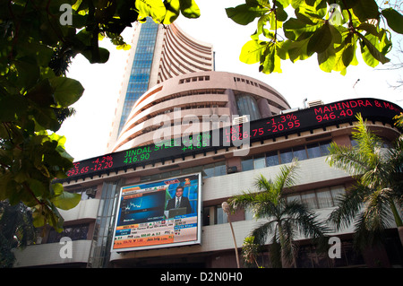 The Stock Exchange building in Mumbai India ( Bombay ) India Stock Photo