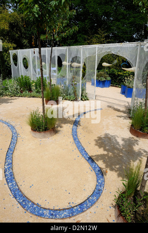 Festival International des Jardins display, Chateau de Chaumont, Chaumont Sur Loire, Indre-et-Loire, Loire Valley, France Stock Photo