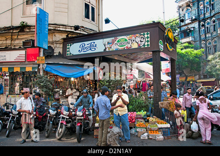 Mondegar Cafe Bar Pub Fort Mumbai Colaba ( Bombay ) India Stock Photo