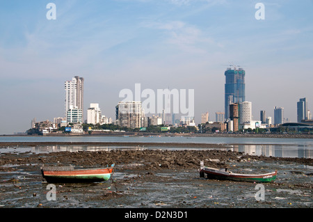 The Suburbs Bandra Mumbai ( Bombay ) India Bay Modern Architecture opposite of Haji Ali Mosque Stock Photo