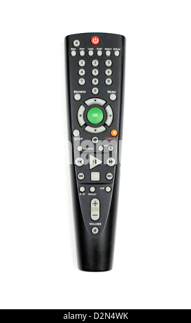 Remote control from TV, VCR, DVD, close up Stock Photo