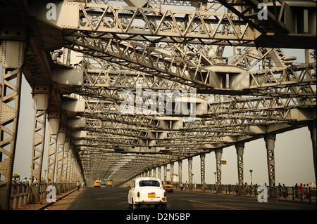 Howrah Bridge, Kolkata, West Bengal, India, Asia Stock Photo