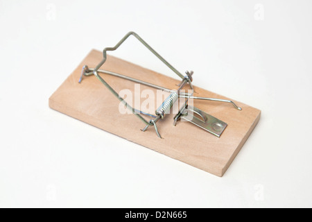 Studio Shot of a mouse trap Stock Photo