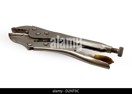 Pliers, lock repair tools to repair the machine. Stock Photo