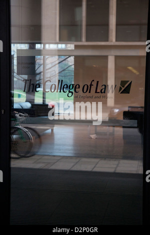 The College of Law in Bunhill Road, London exterior Stock Photo