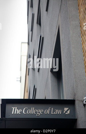 The College of Law in Bunhill Road, London exterior Stock Photo