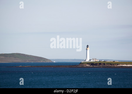 Hoy High Lighthouse on Graemsay Island built in 1851. Stock Photo