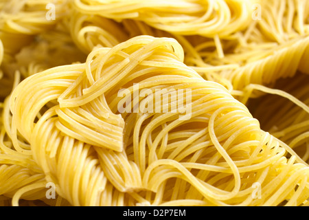 fideos, the traditional form of Spanish noodles Stock Photo