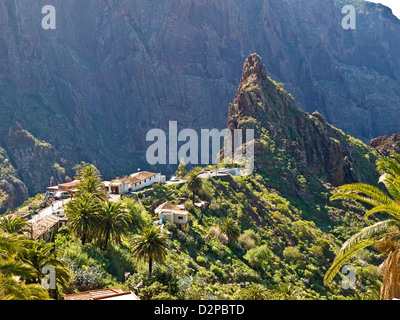 Masca in the Teno mountains of Tenerife, Canary Islands, Spain Stock Photo