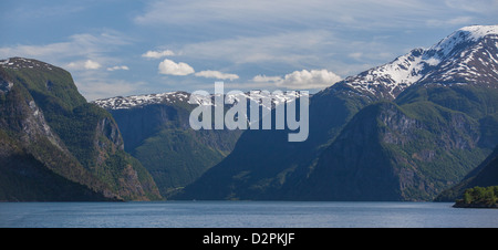 Interior of Kviknes Hotel in Balestrand, Norway along the Sognefjord, the longest fjord in Norway. Stock Photo