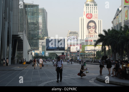 Central world plaza at central world shopping mall in Bangkok , Thailand Stock Photo