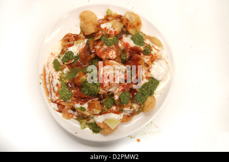 Papri chaat , North Indian food Stock Photo