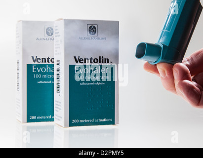 Ventolin inhaler Stock Photo - Alamy