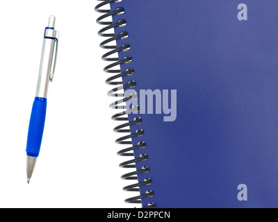 Stationery items isolated against a white background Stock Photo