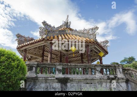 A pagoda in the grounds of the Imperial Citadel, Hue, UNESCO World Heritage Site, Vietnam, Indochina, Southeast Asia, Asia Stock Photo