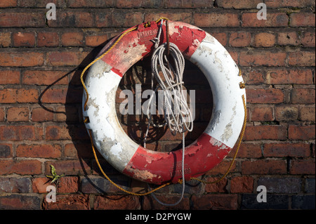 Ring Life Buoy, Also Known As A Kisby Ring Or Perry Buoy Hanging From A ...