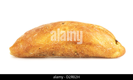 ciabatta (italian bread), isolated on white background Stock Photo