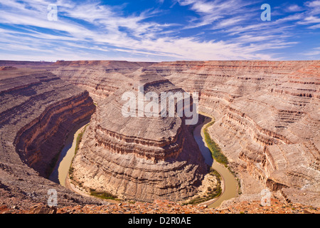 San Juan River, Goosenecks State Park, Utah, United States of America, North America Stock Photo